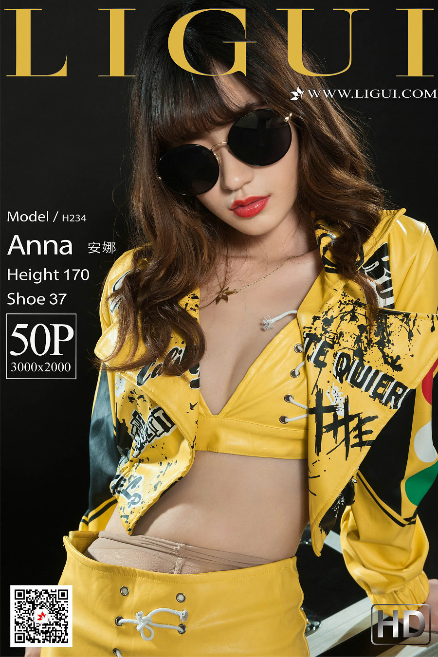 [Ligui丽柜] 2020.03.05 网络丽人 Model 安娜 [50P]