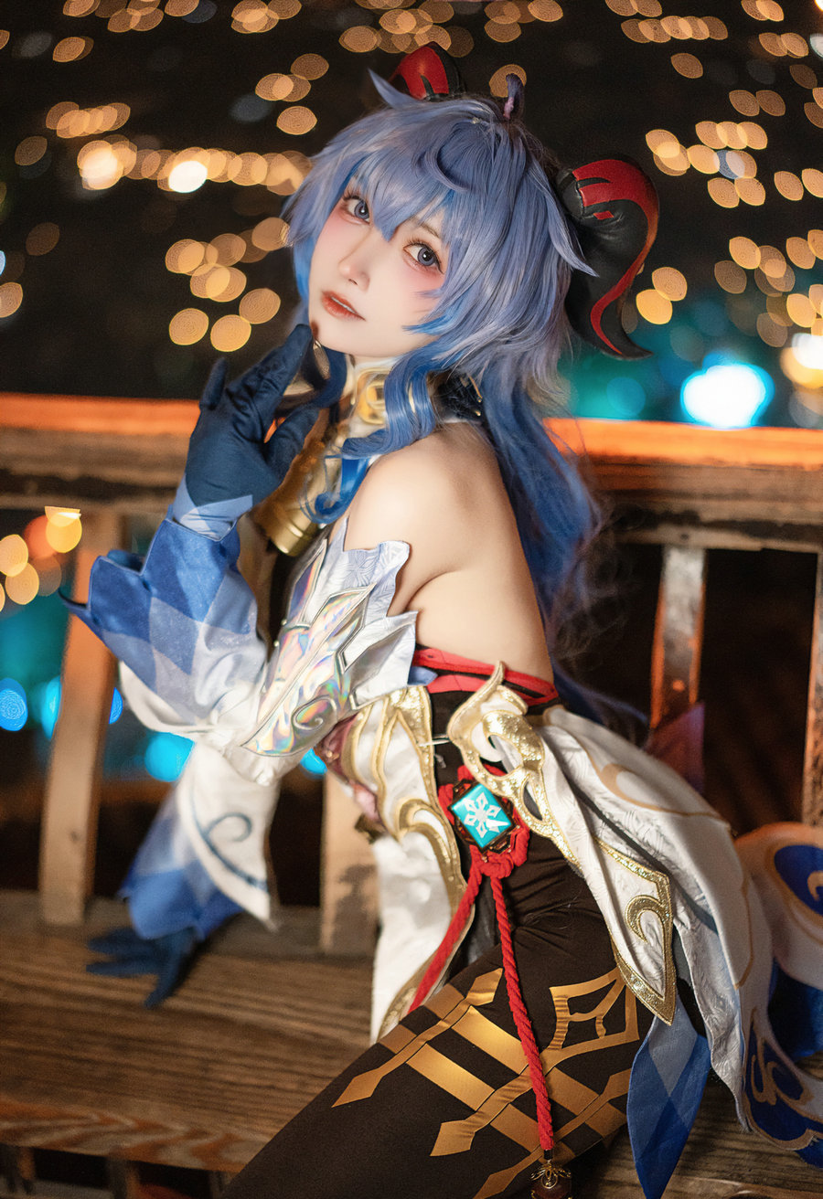 Cosplay美女一千只猫薄禾 - 原神 甘雨 [16P-37MB]