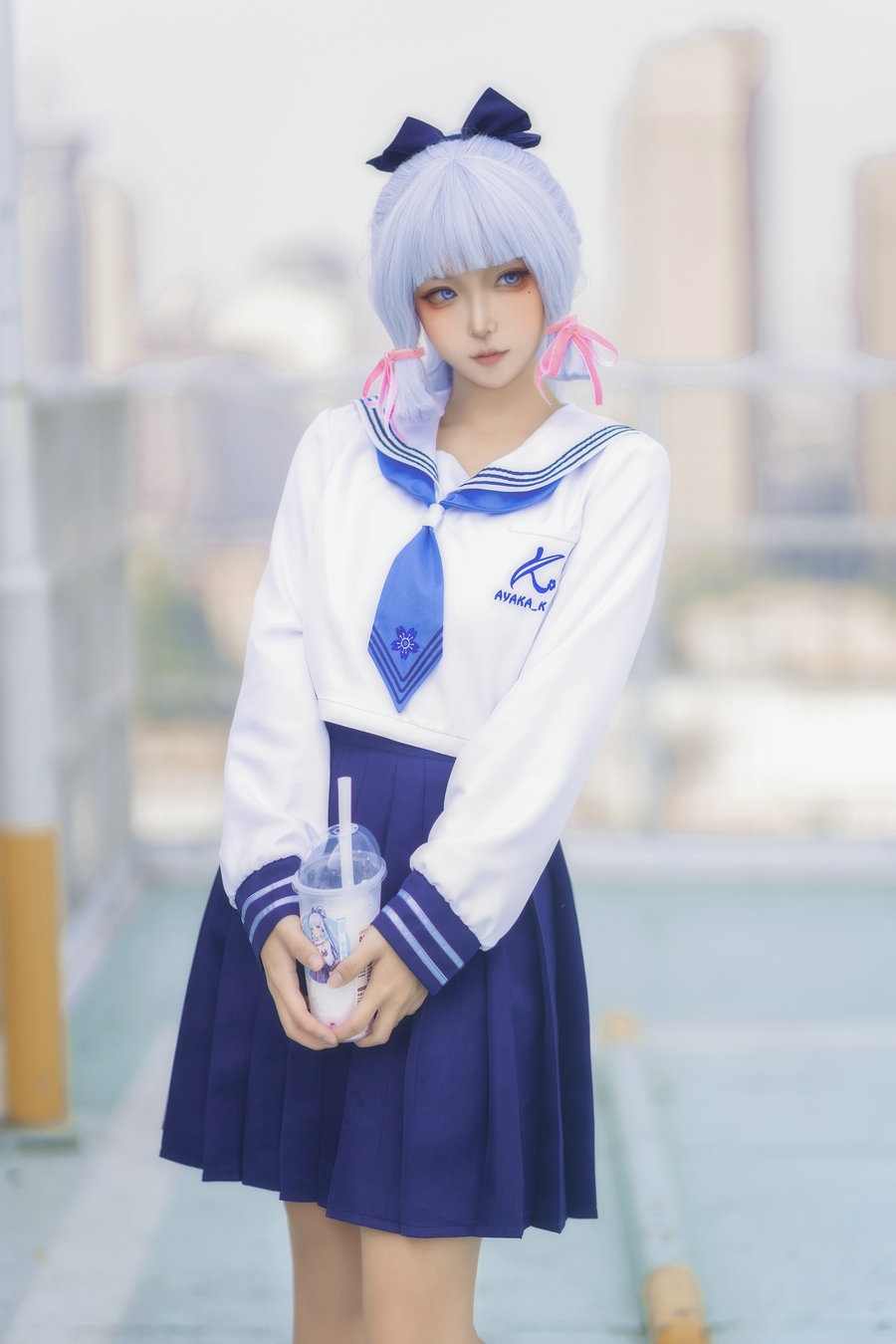 Seya-狮砸 - 原神 凌华JK [6P-57MB]