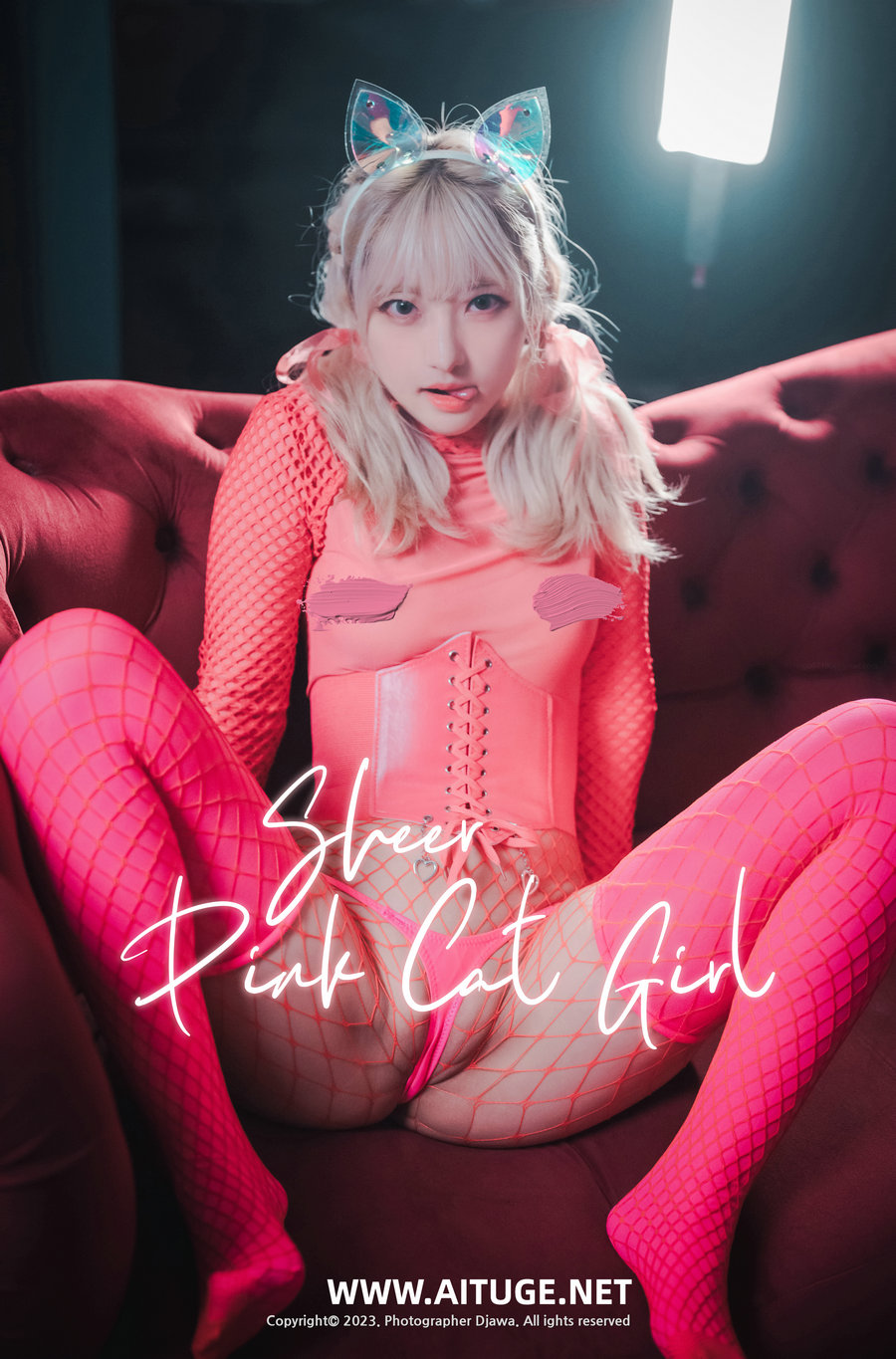 [DJAWA] Hanari - Sheer Pink Cat Girl [84P-1.00GB]
