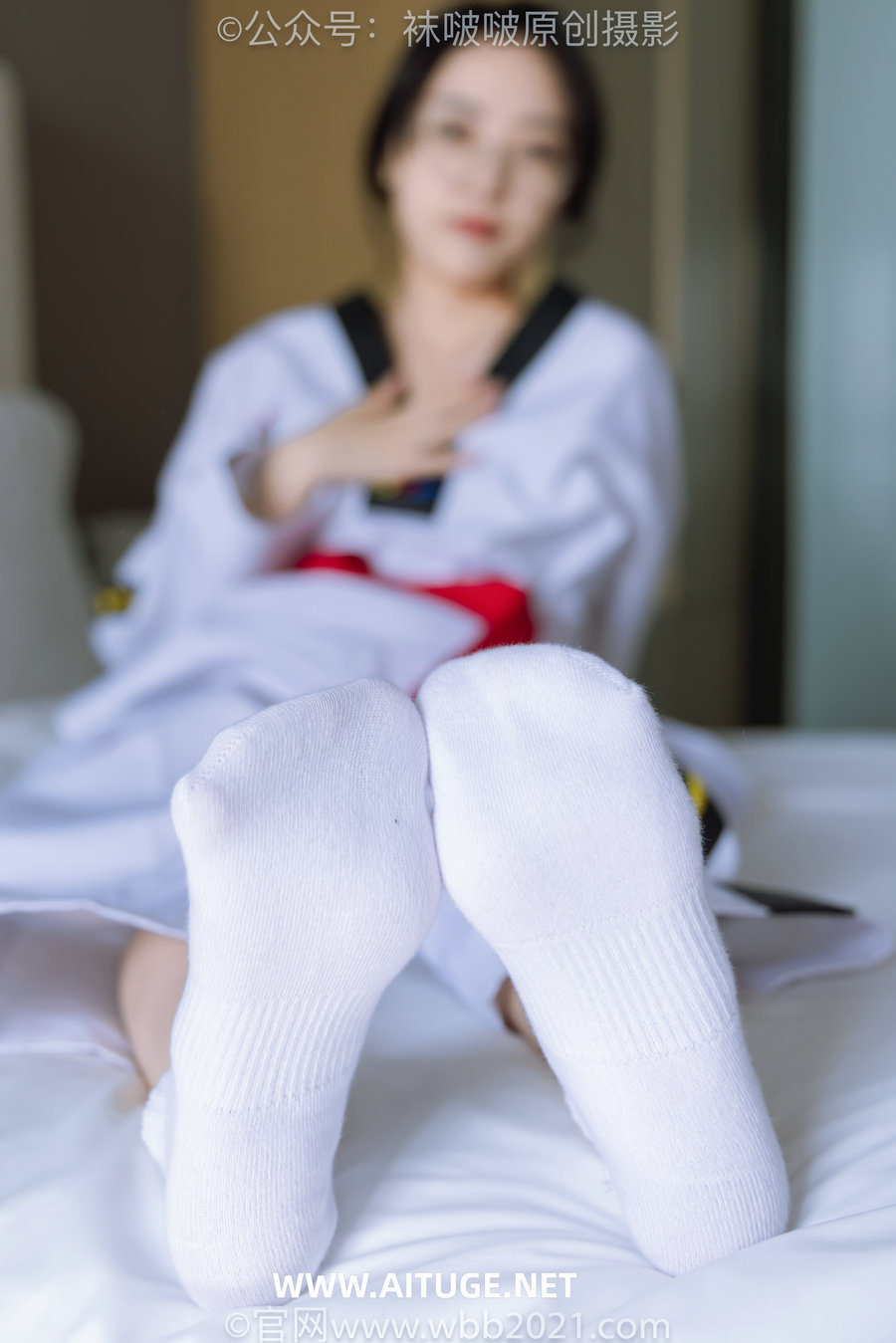 BoBoSocks袜啵啵 积分限定作品044 稚予-跆拳道服、运动鞋、白棉袜、裸足 [130P1V-5.92GB] ...