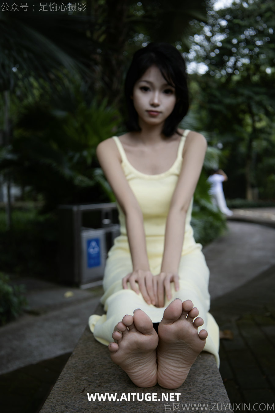 足愉心 No.086 萌黄（搭配：白色连衣裙、白色板鞋、白色棉袜、裸足）[120P2V-12.6GB] ...