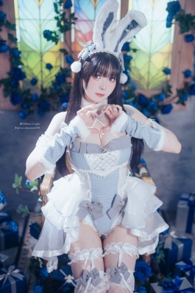 微博妹纸霜月shimo - 蕾丝兔兔 [16P3V-148MB]